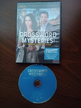 Crossword Mysteries ~ 3 movie dvd collection ~ Hallmark mystery